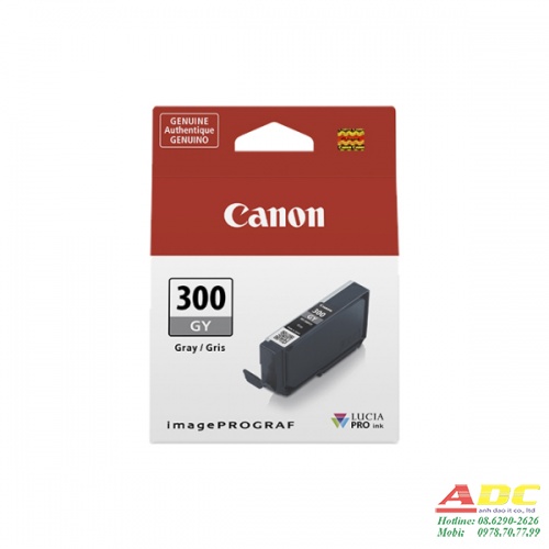 Mực in Canon PFI-300 Gray Ink Cartridge (4200C001)
